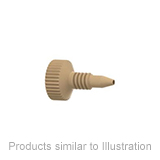 MicroTight® Nut 6-32 Coned, for 1/32" OD Standard Red - 10 Pack